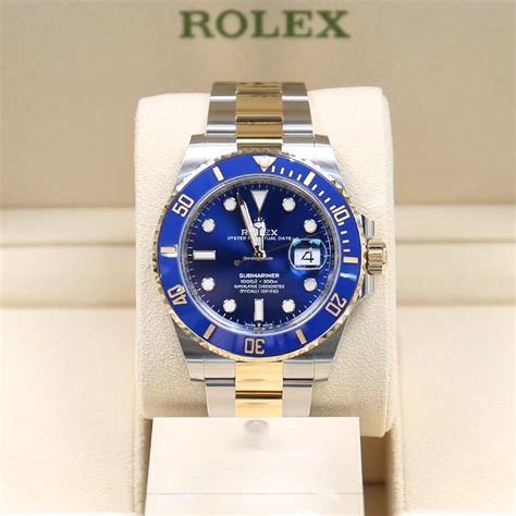 rolex submariner blue silver gold|blue gold rolex submariner price.